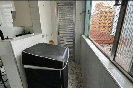 Apartamento para alugar, 110 m² por R$ 5.000,02 - Boqueirão - Santos/SP