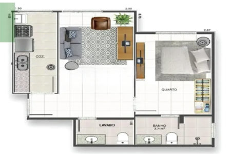 Apartamento à venda com 1 suíte em Maracanã, Rio de Janeiro, RJ
