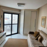 Flat com 1 dormitório à venda, 50 m² por R$ 645.000,00 - Boqueirão - Santos/SP