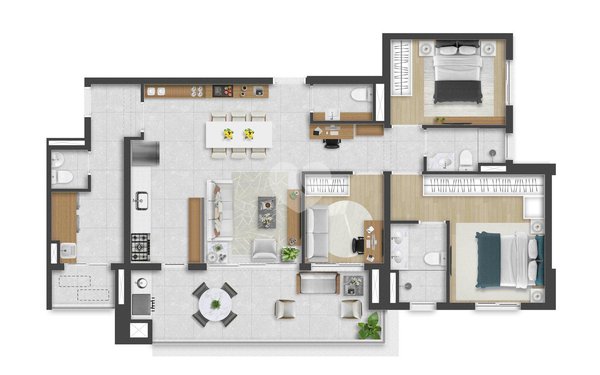 Apartamento 116m² 1
