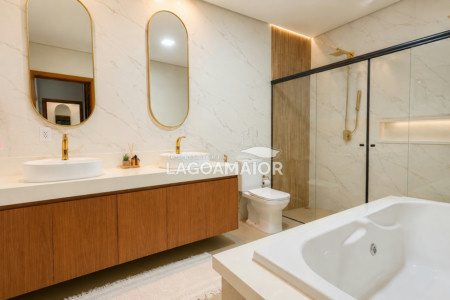 Casa à venda com 4 quartos, sendo 4 suítes, no condomínio Residencial Villa Dumont, Três Lagoas - MS