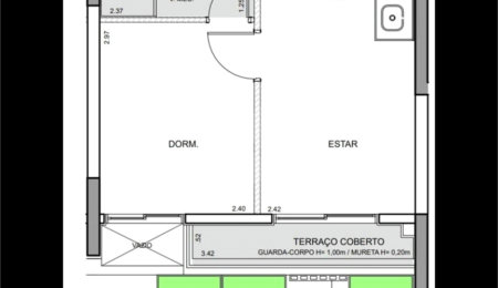 Studio à venda com 1 suíte em Vila Nova Conceição, São Paulo, SP