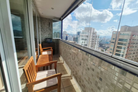 Apartamento com 3 dormitórios, 120 m² - venda por R$ 990.000,00 ou aluguel por R$ 11.160,00/mês - Boqueirão - Santos/SP