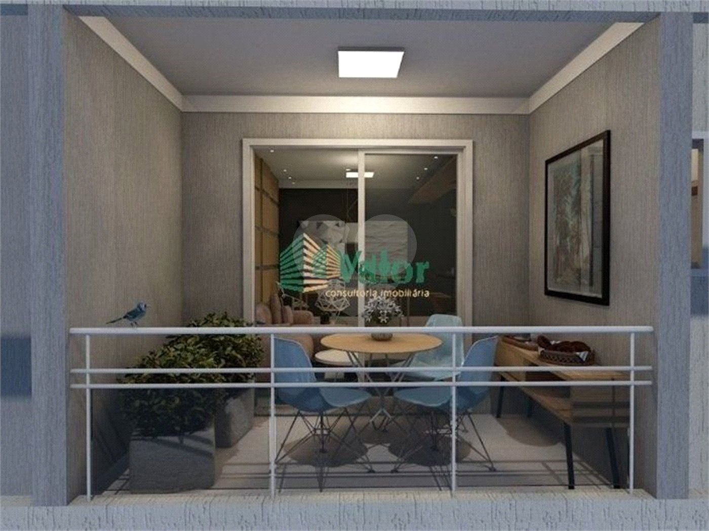 Apartamento com 1 dormitório .