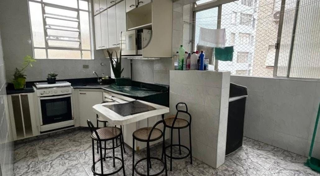Apartamento para alugar, 110 m² por R$ 5.000,02 - Boqueirão - Santos/SP