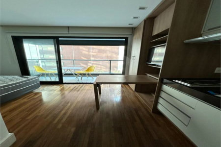 Apartamento à venda ou para alugar com 1 quarto em Vila Olímpia, São Paulo, SP
