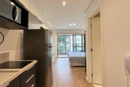 Apartamento à venda ou para alugar com 1 suíte em Campo Belo, São Paulo, SP