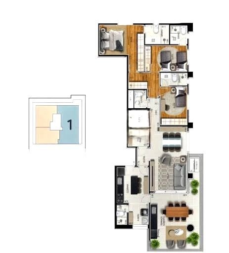 Apartamento à venda, 158 m² por R$ 4.488.000,00 - Embaré - Santos/SP