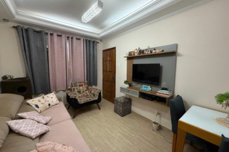 Apartamento com 2 dormitórios à venda, 62 m² por R$ 375.000,00 - Boqueirão - Santos/SP