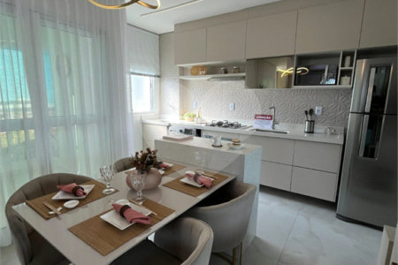 Apartamento à venda com 2 quartos, sendo 1 suíte,  em Vila Cintra, Mogi das Cruzes, SP