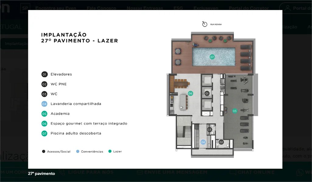 Studio à venda com 1 quarto em Brooklin Paulista, São Paulo, SP