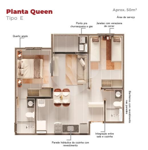 Apartamento 50m² 5