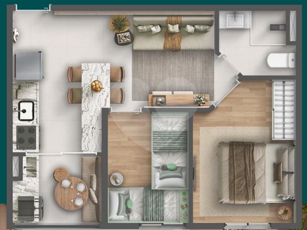 Apartamento 39m² 2