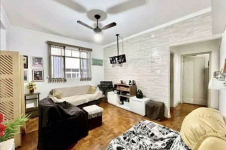 Apartamento à venda, 75 m² por R$ 380.000,00 - Encruzilhada - Santos/SP