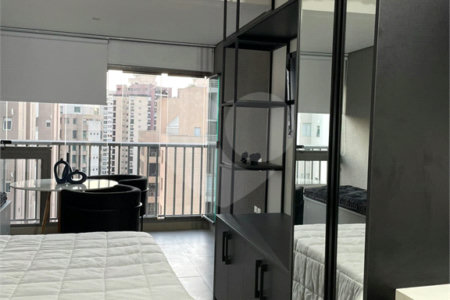 Studio à venda ou para alugar com 1 quarto em Indianópolis, São Paulo, SP