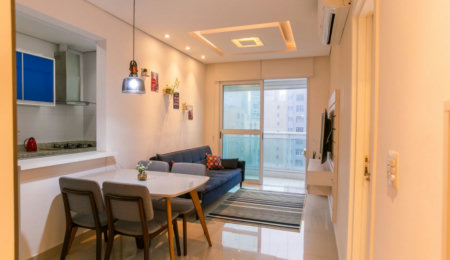 Apartamento com 1 dormitório à venda, 55 m² por R$ 735.000,00 - José Menino - Santos/SP