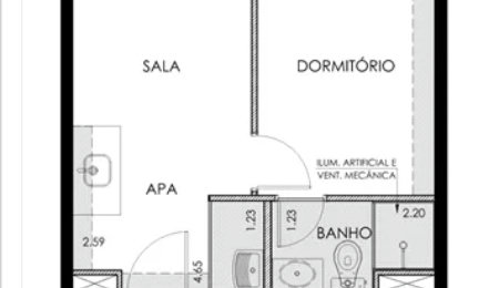 Apartamento à venda com 1 suíte em Butantã, São Paulo, SP