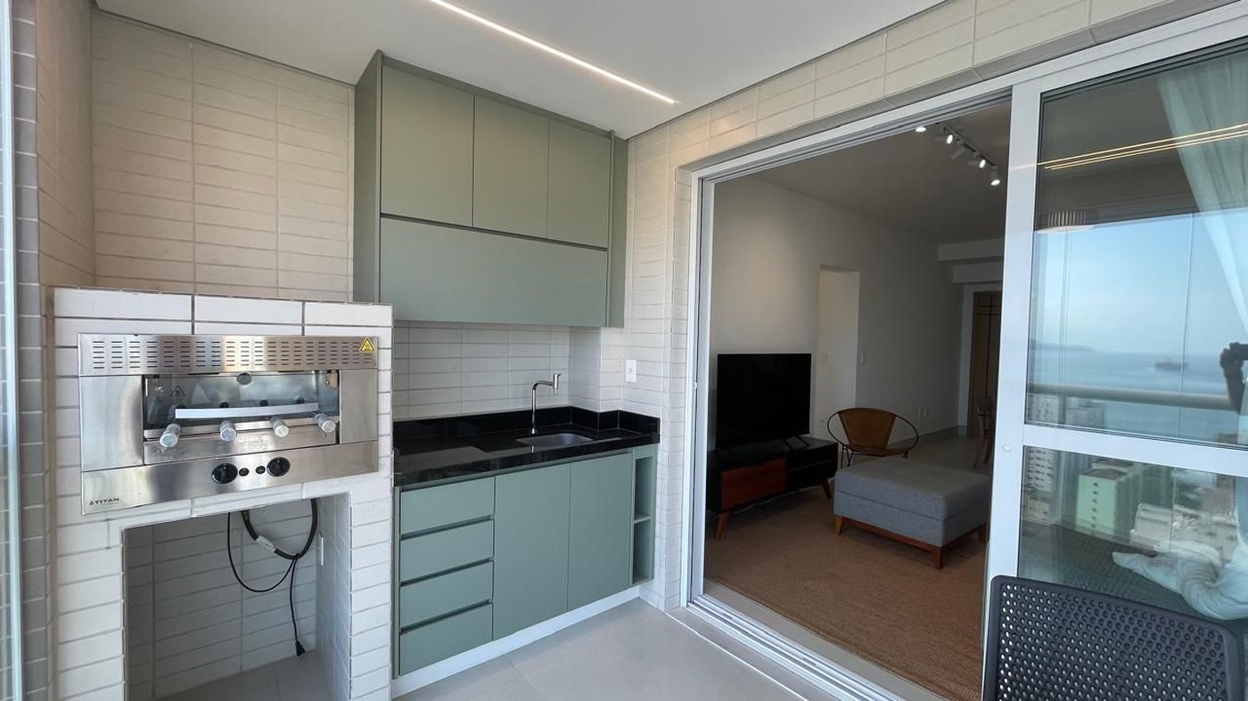 Apartamento com 2 dormitórios à venda, 100 m² por R$ 2.300.000,00 - Aparecida - Santos/SP