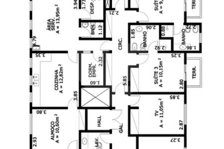 Apartamento à venda com 4 quartos, sendo 3 suítes,  em Vila Andrade, São Paulo, SP