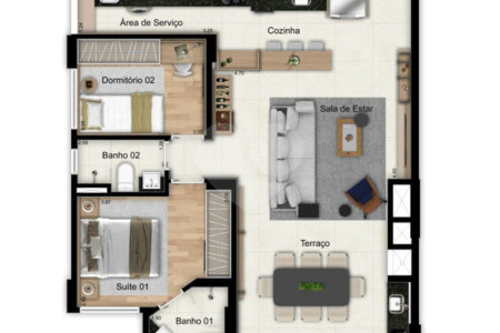 Apartamento à venda com 2 quartos, sendo 1 suíte, em Santa Teresinha, São Paulo, SP
