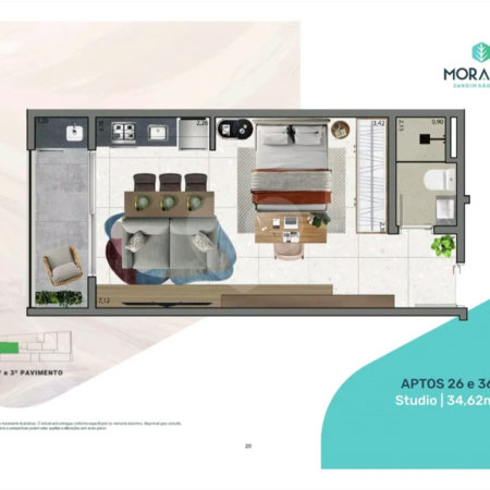 Apartamento à venda com 1 quarto em Jardim São Paulo(zona Norte), São Paulo, SP