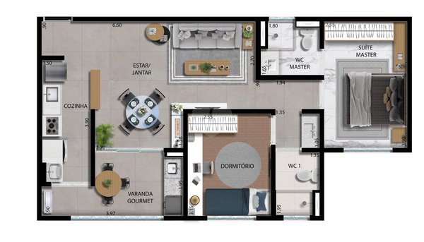 Apartamento 67m² 4