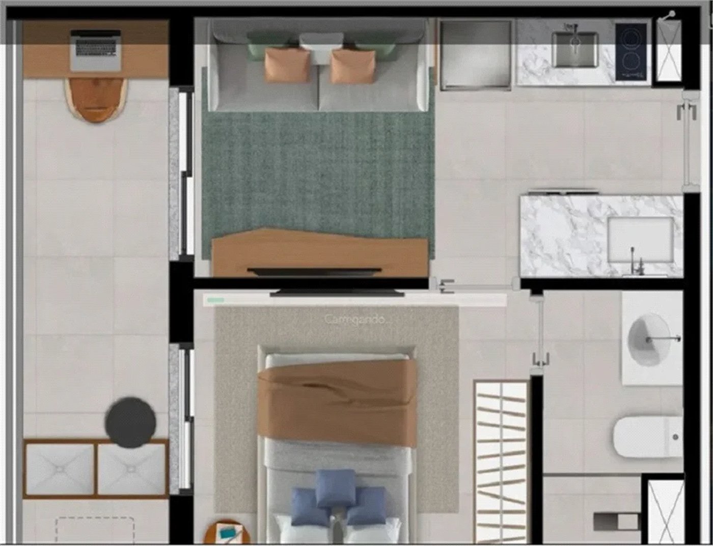 Apartamento à venda com 1 quarto em Pinheiros, São Paulo, SP