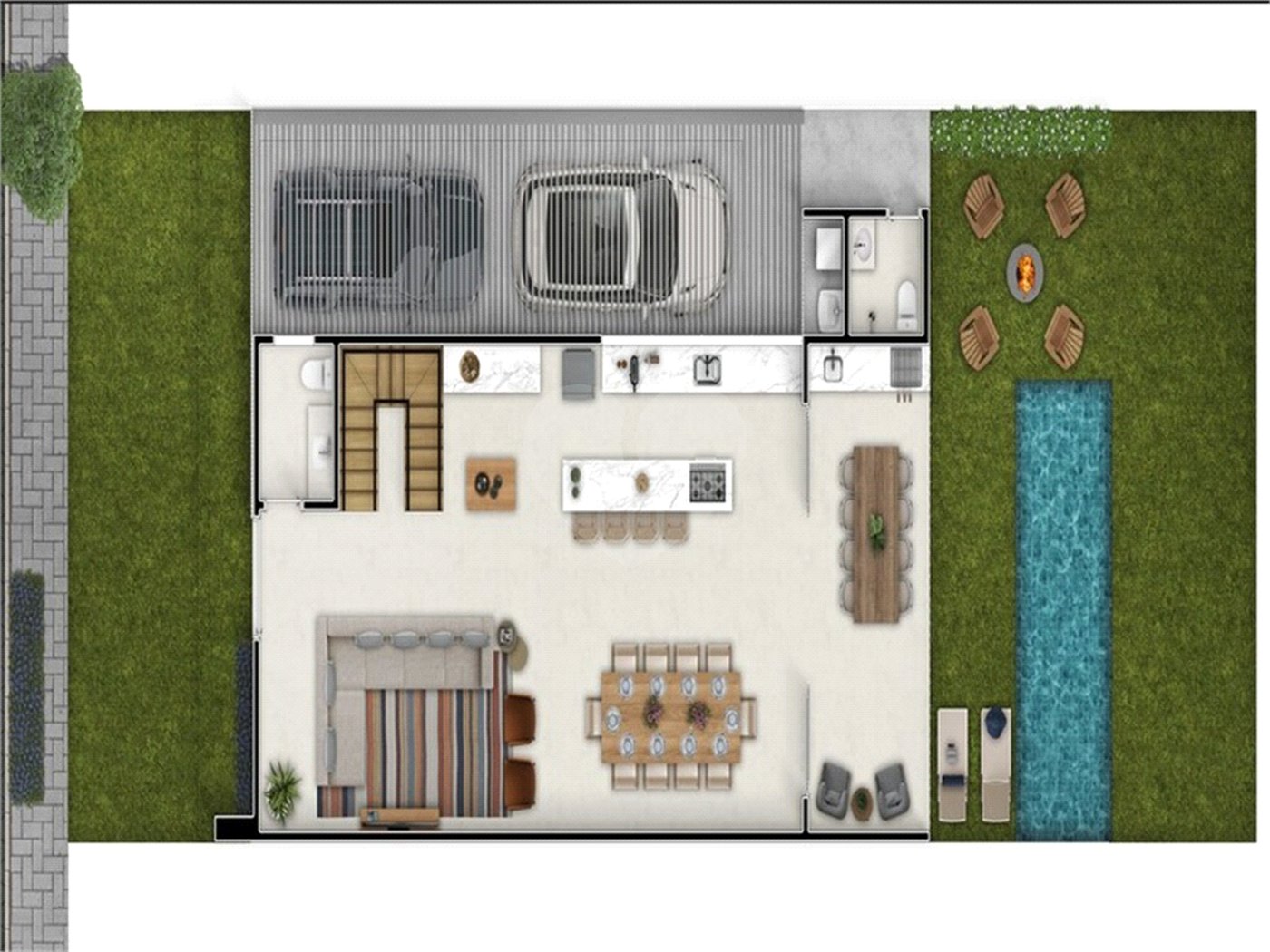Casa à venda com 3 suítes no condomínio Lagú, São Roque - SP