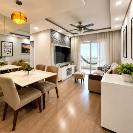 Apartamento à venda com 3 quartos, sendo 1 suíte, em Rudge Ramos, São Bernardo do Campo, SP