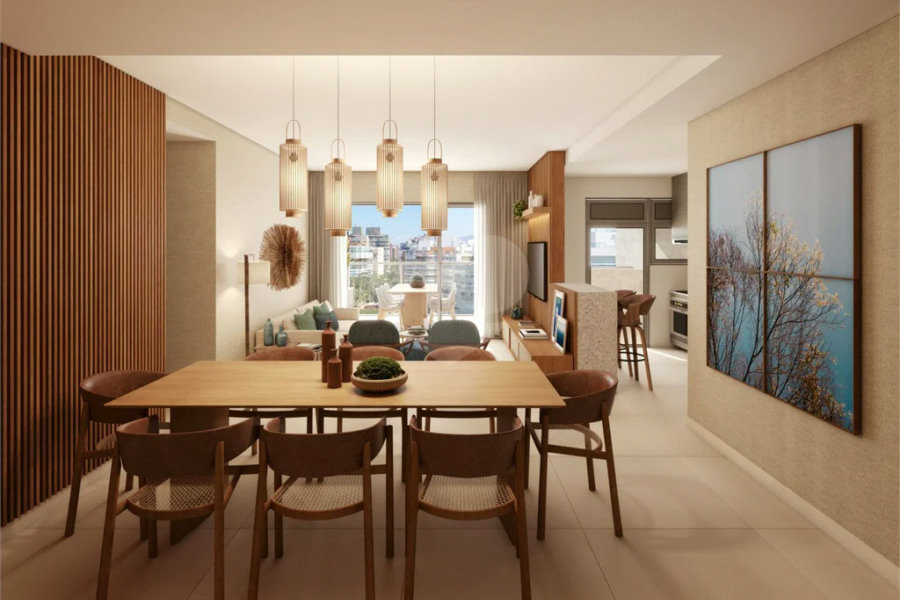 Apartamento à venda com 3 quartos, sendo 1 suíte, em Riviera de São Lourenço, Bertioga, SP