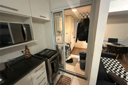 Apartamento à venda Bela Vista, 38m², andar alto, 1 dormitório, 1 vaga, lazer, porteira fechada
