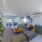 Apartamento de 149,51m2, 3 dormitórios, 1 suíte, toalete social, living 2 ambientes, 2 vagas fixas e lazer completo em Higienópolis.