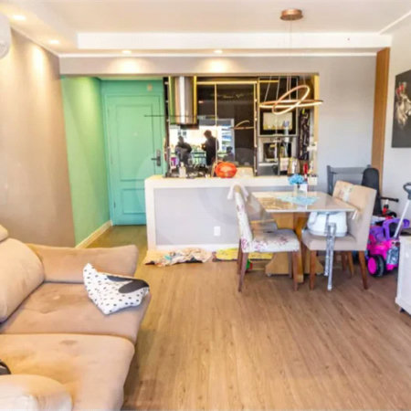 Apartamento à venda na Moóca, 68m², 2 dormitórios, 1 suíte, 1 vaga, ar condicionado, varanda, lazer completo