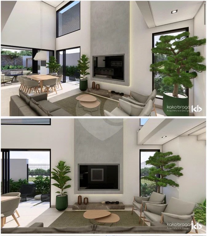 Casa em construção com 3 suítes no Condomínio Damha 2, na cidade de Piracicaba - SP.
