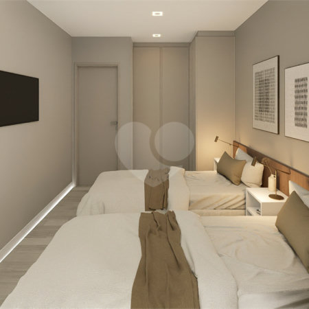 Apartamento mobiliado de 41m² à venda em Moema – 1 DORMITORIO MOBILIADO