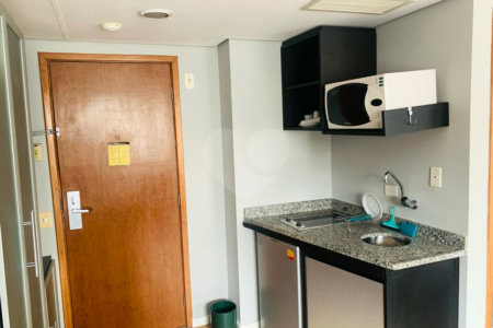 Flat mobiliado a venda na Bela Vista com 1 vaga de garagem .