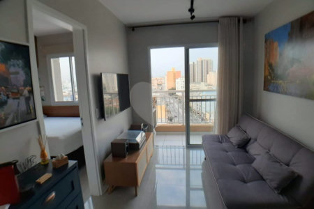 Apartamento à venda no Brás, 1 suíte, garagem