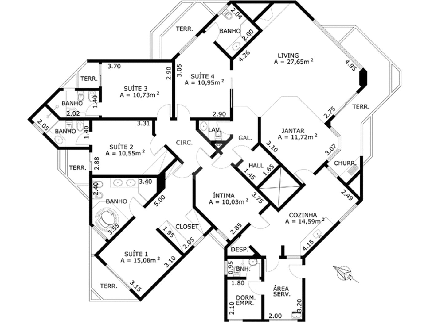 Apartamento à venda com 4 suítes em Chácara Santo Antônio (zona Sul), São Paulo, SP