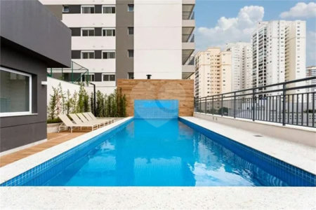 Studio mobiliado, a venda com 27m² - Lazer completo