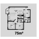 75m² - 2 dormitórios com suíte – 2 vagas fixas – terraço – andar alto