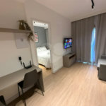 Studio HIS2 mobiliado 38m² na Liberdade, lazer completo, pronto para morar.
