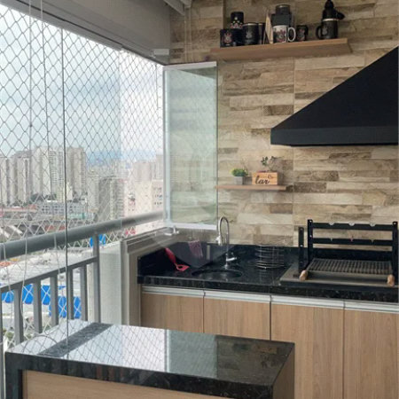 Condomínio Clube Apartamento Varanda gourmet 2 dormitórios sendo 1 suíte 1 vagas.