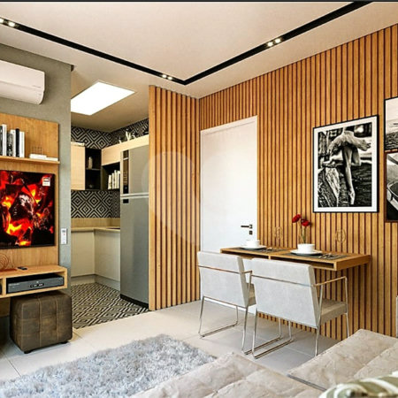 Apartamento com 28 m² na Aclimação