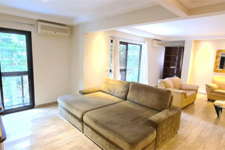 Apartamento para venda e locação de 130m² no Jardim Paulista com 2 suítes e 2 vagas.