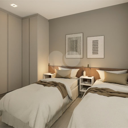 Apartamento mobiliado de 41m² à venda em Moema – 1 DORMITORIO MOBILIADO