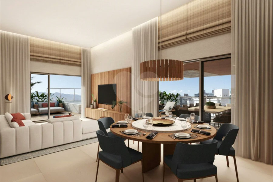 Apartamento à venda com 3 quartos, sendo 1 suíte, em Riviera de São Lourenço, Bertioga, SP