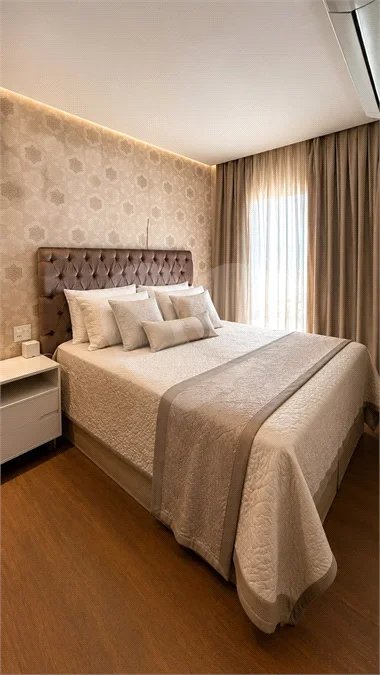 Apartamento totalmente mobiliado, com 02 suítes, 2 vagas de garagem 112m² a venda Vila Mascote.