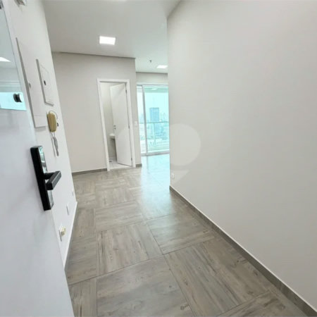 Sala para locação Domo Business 101 m - 2 vagas - Sala com divisórias, ar condicionado e banheiro.