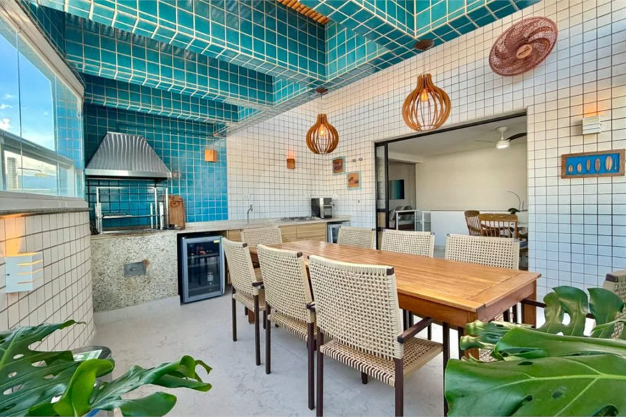 Cobertura à venda com 4 quartos, sendo 1 suíte,  em Riviera de São Lourenço, Bertioga, SP