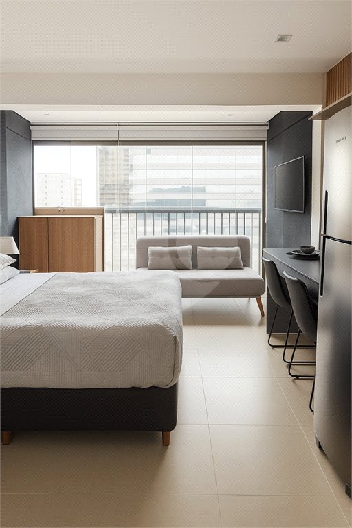 Studio com 23m² na região do Cerqueira Cesar em São Paulo - SP.